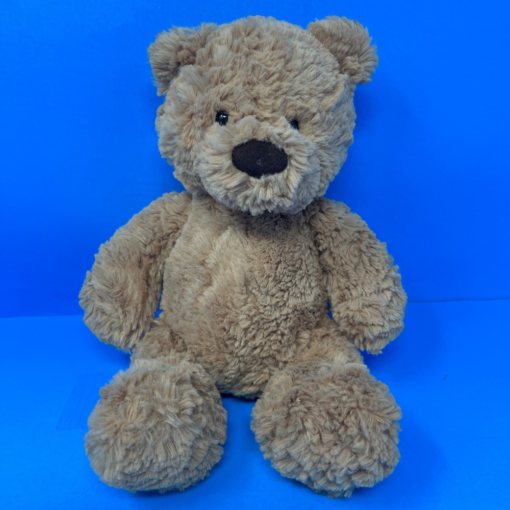 Jellycat Bumbly Bear 11 Inch Brown BUM6BR 2016 Retired Plush Stuffed Animal